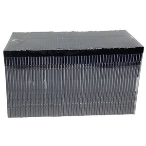 Slim Jewel Cases for CD and DVD’S- Black (50ct.) (NWOT)